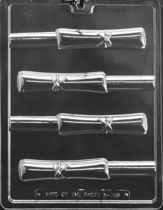 Diploma Graduation Pretzel Chocolate Mold