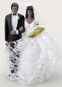 Bride & Groom with Lace Dress - A.A.
