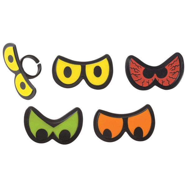 Scary Eye Cupcake Rings - 12 Rings