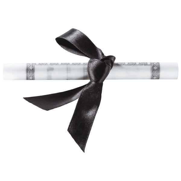 Graduation Diploma w/ Black Ribbon