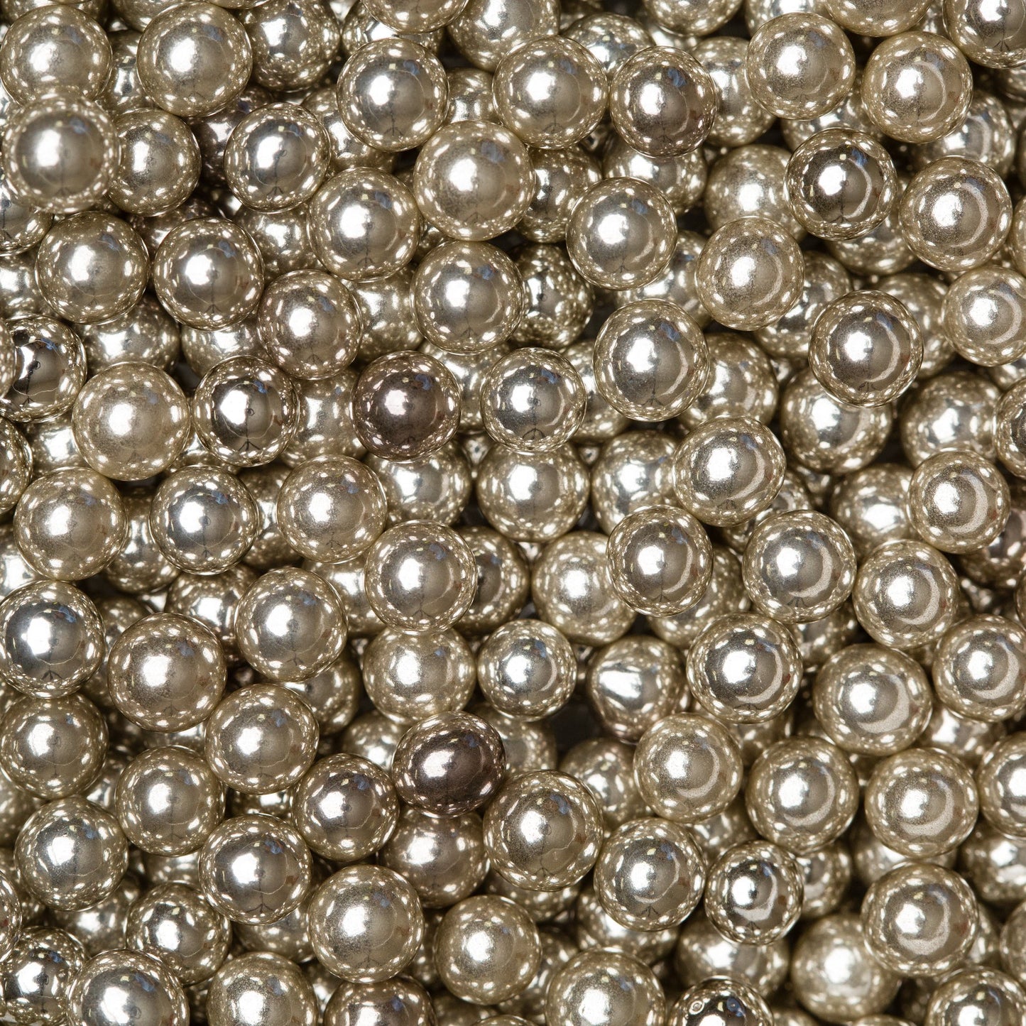 6MM Silver Dragees - Decorative Use Only