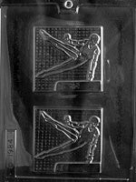 Male Gymnast Chocolate Bar Mold