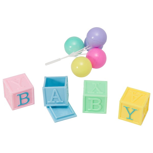 Baby/1st Birthday Plastic Cake Decorations