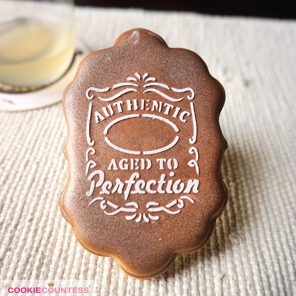 Aged to Perfection Whiskey Stencil