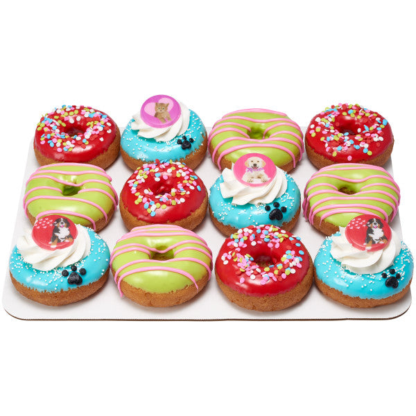 Animal Love Cupcake Rings - 12 Rings