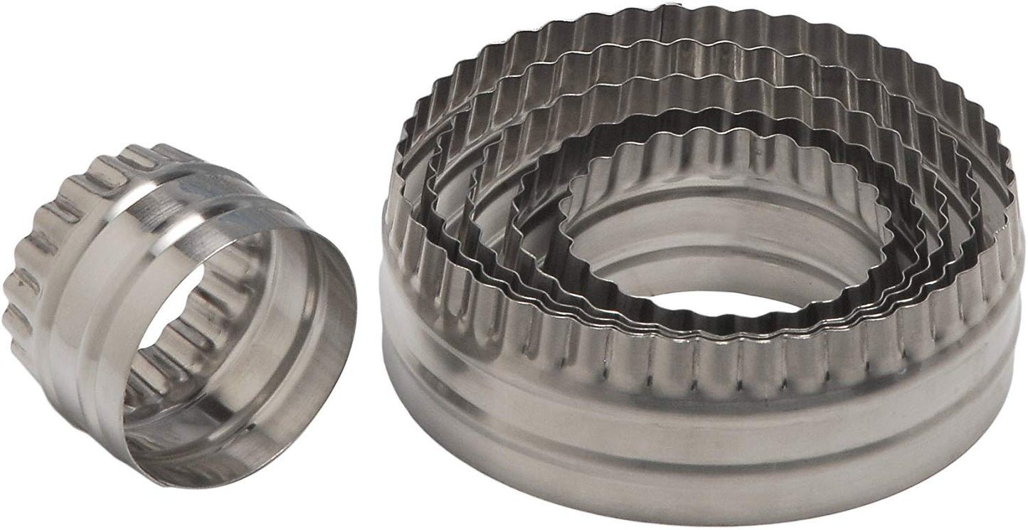 Ateco 6 Piece Double Sided Round Cutter Set