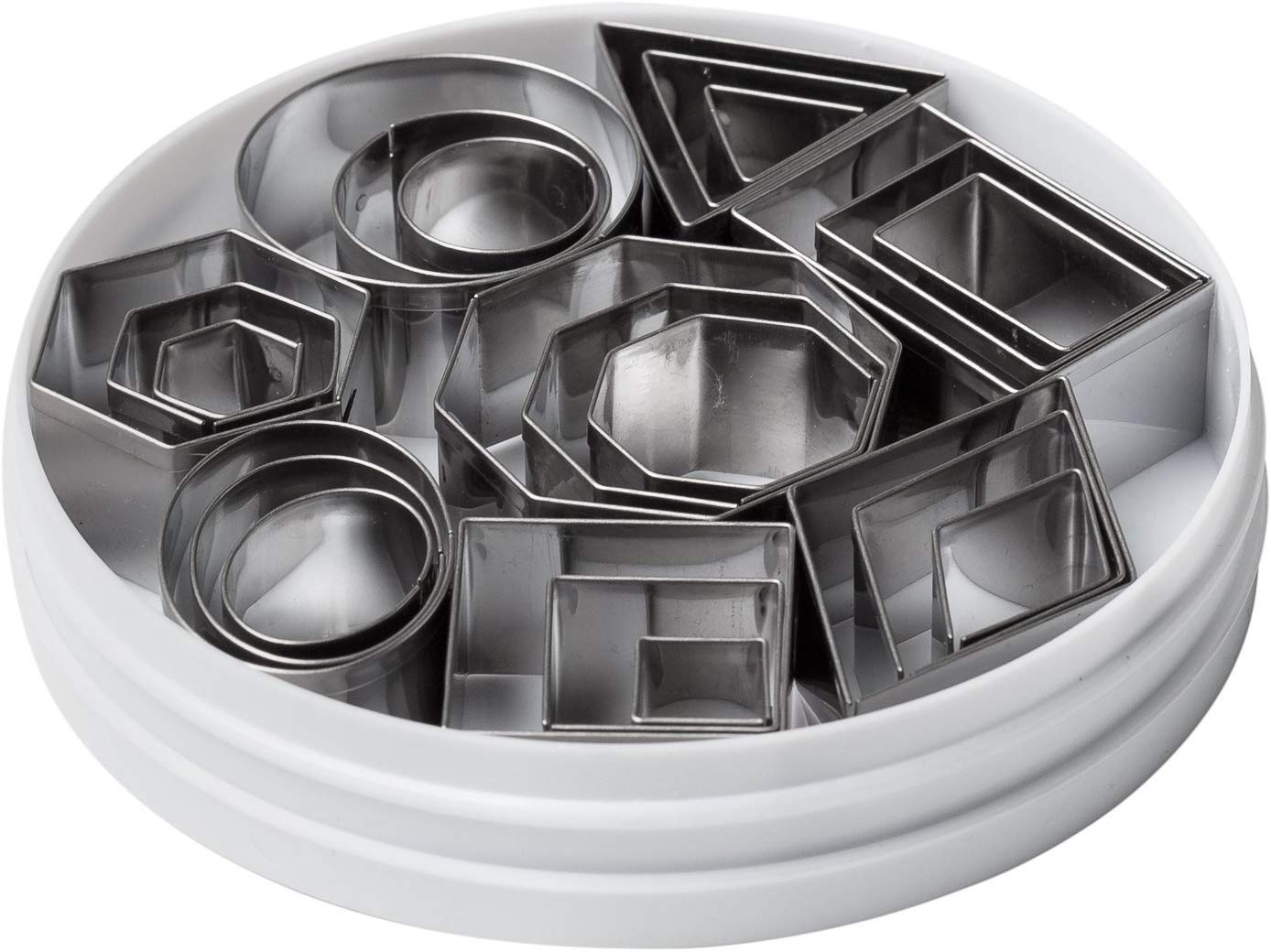 Ateco 24 Piece Geometric Shapes Cutter Set