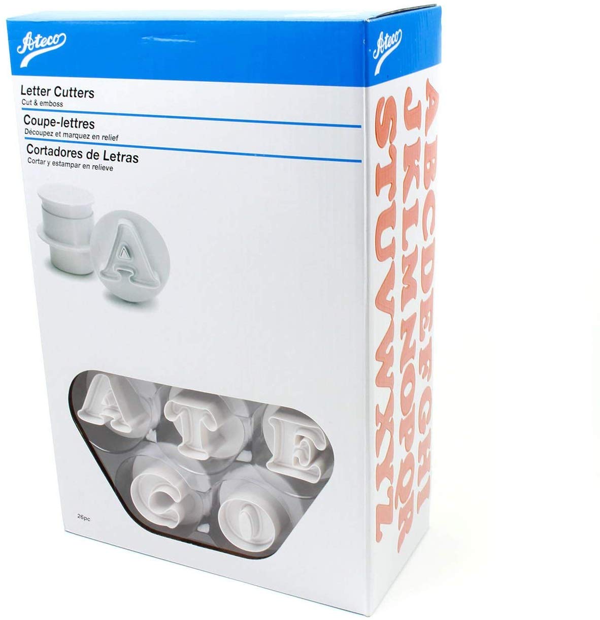 Ateco Letter Plunger Cutters & Embossers