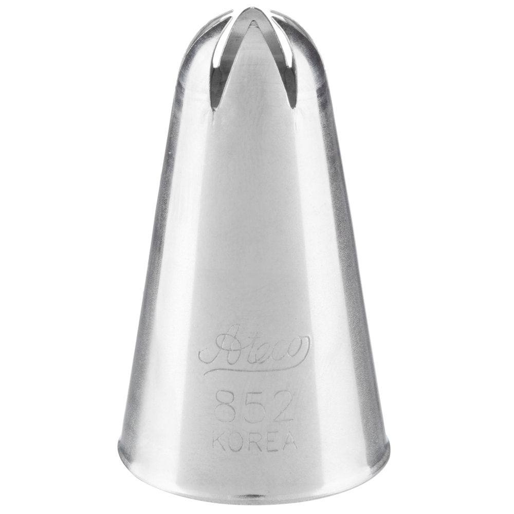 Ateco Deep Cut Closed Star Piping Pastry Tubes - 852