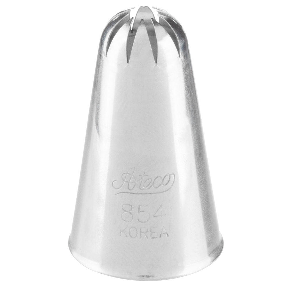 Ateco Deep Cut Closed Star Piping Pastry Tips - 854