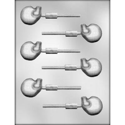 Small Football Helmet Lollipop Chocolate Mold