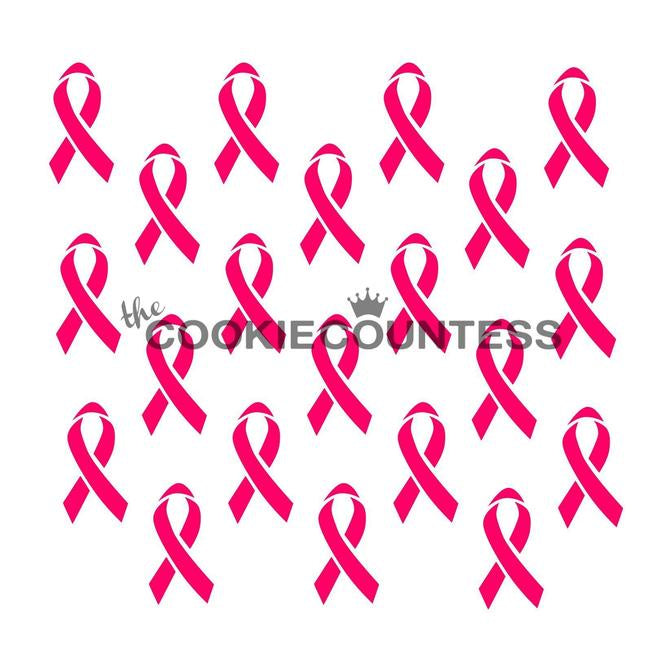 Awareness Ribbon Stencil
