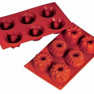 3.38oz Regal Variety Mini Bundt, Fat Daddio's Silicone Baking Mold