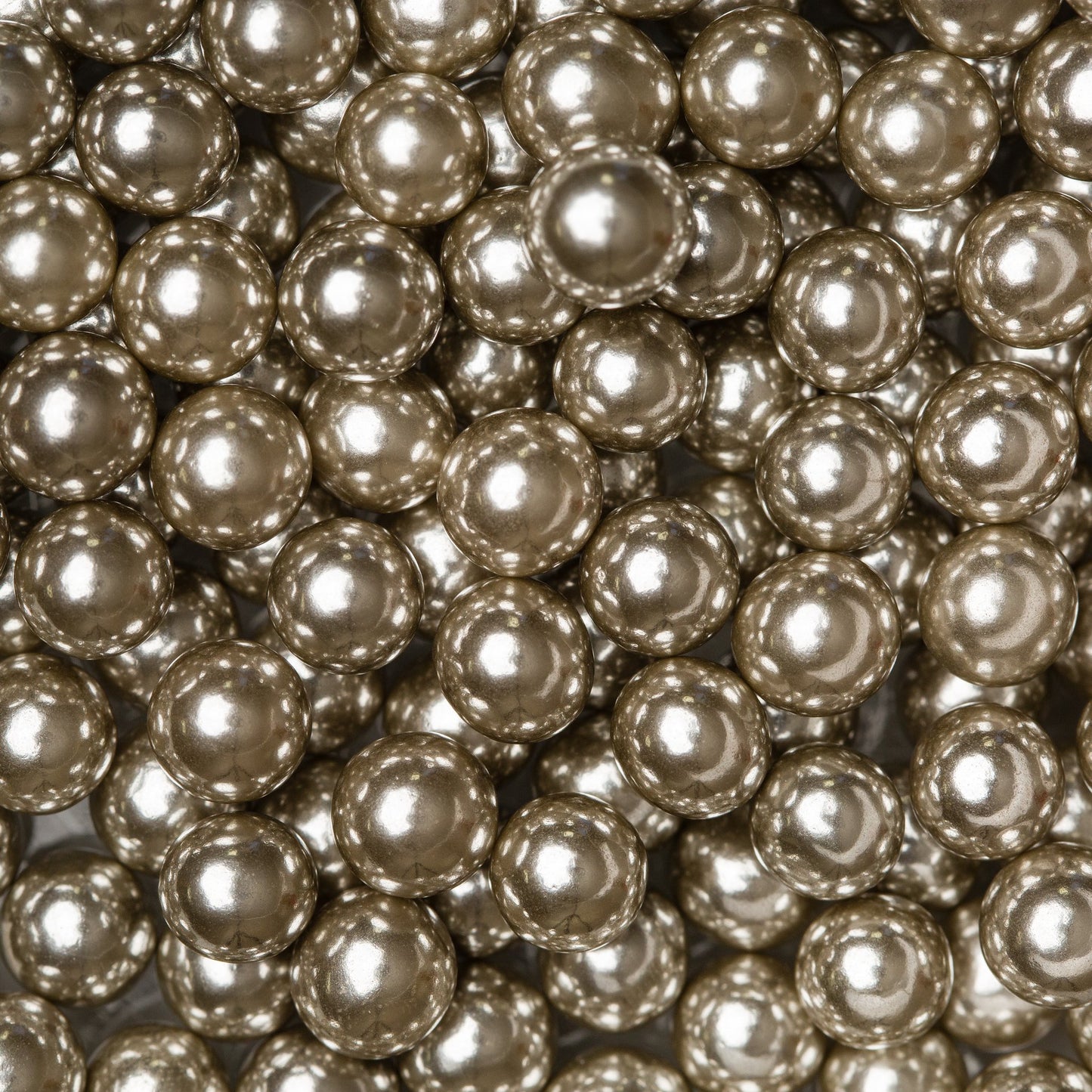 8MM Silver Dragees - Decorative Use Only