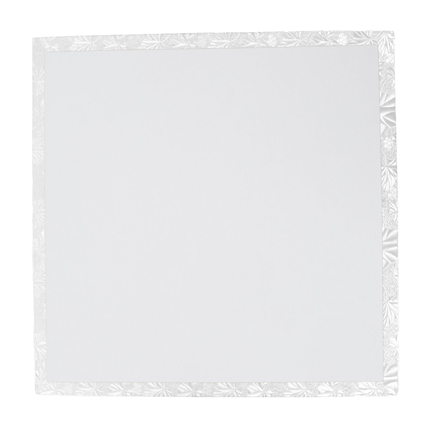 16 Inch Square, Silver Cake Drum