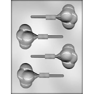 2.25 Inch, Balloon Cluster Lollipop Chocolate Mold