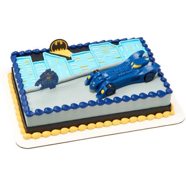 Batman Into Action Cake Topper Set