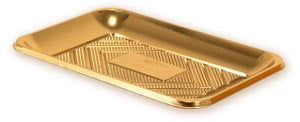 Gold Pastry Tray - 9.25" x 6.3"