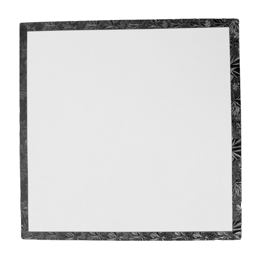 18 Inch Square, Black Cake Drum