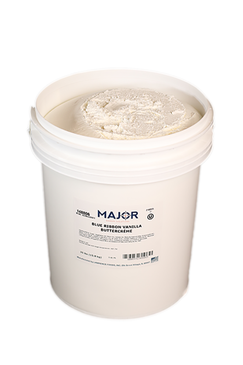 Lawrence Foods Blue Ribbon Vanilla Buttercream, 35lbs