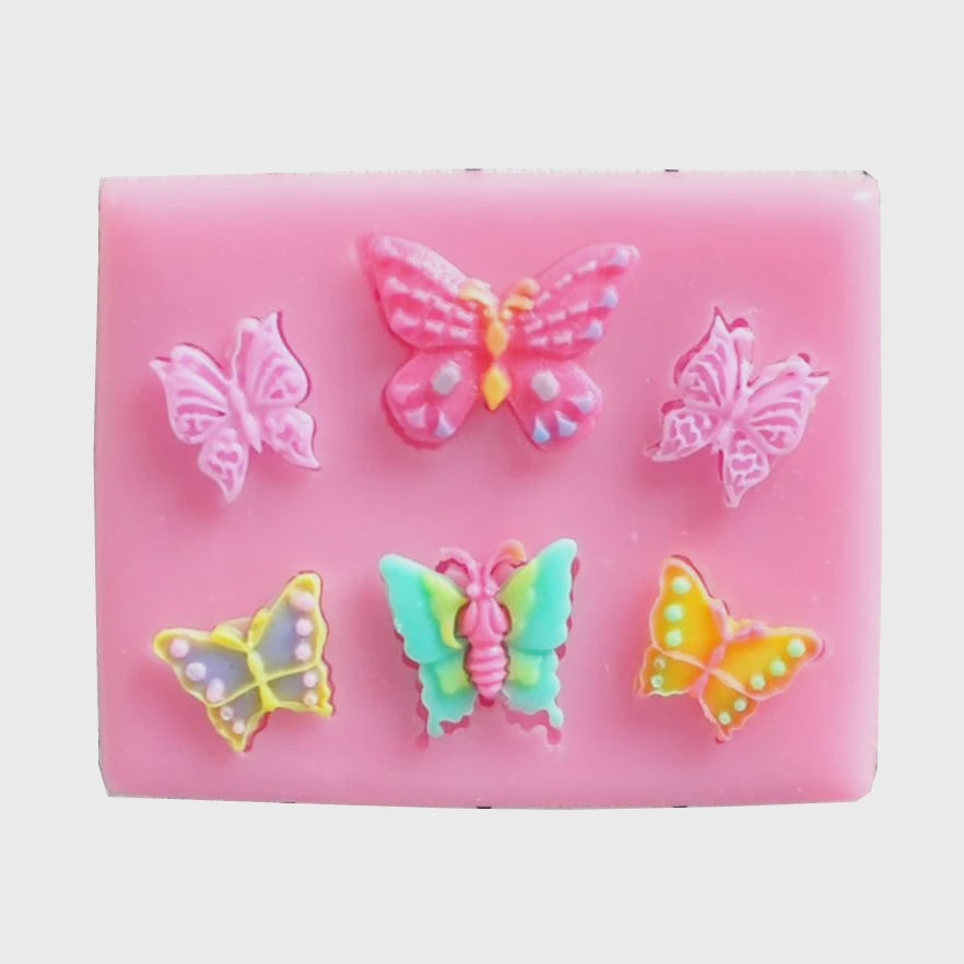 Butterfly SIlicone Mold with 6 Cavities – Frans Cake and Candy