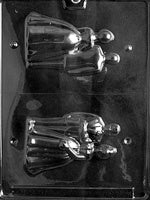 4 Inch, 3D Bride & Groom Chocolate Mold