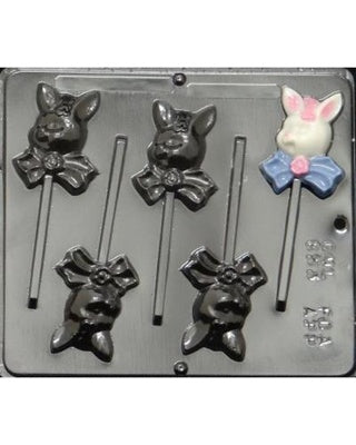 Girl Bunny Lollipop Chocolate Mold