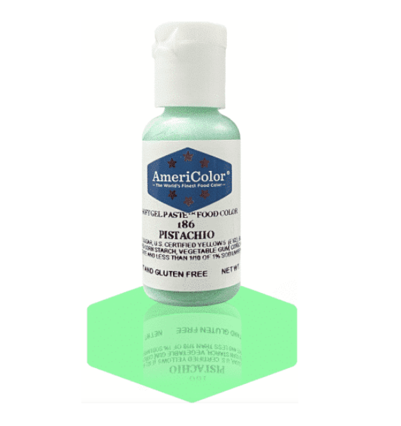 Pistachio, Americolor Soft Gel Paste Food Color, 0.75oz