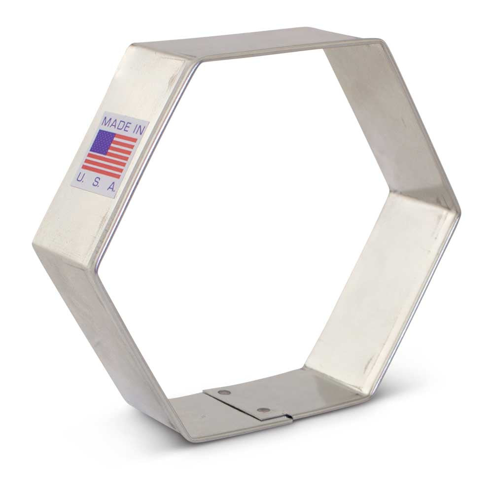 Ann Clark 3.5 Inch Hexagon Cookie Cutter