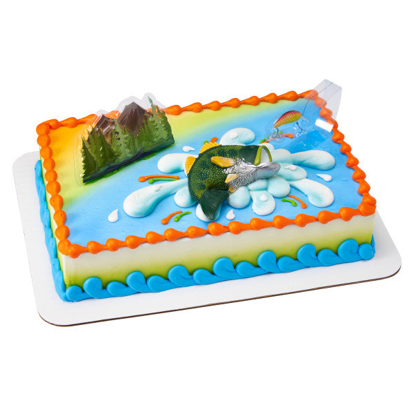 Catching the Big One Fishing Cake Topper Set