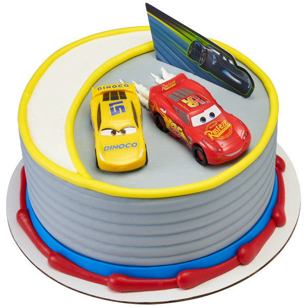 Cars 3 - Ahead of the Curve Cake Topper Set
