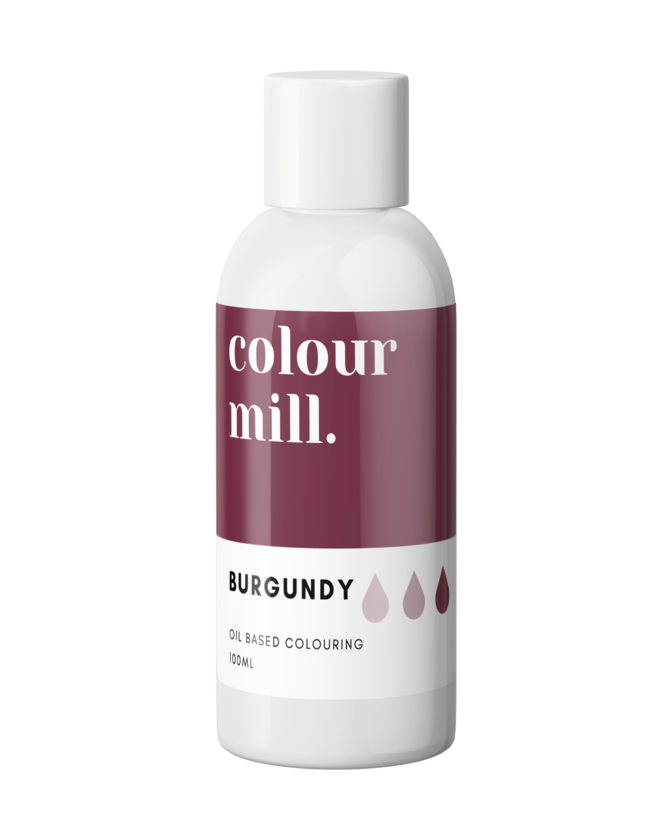 Burgundy, 20ml, Colour Mill Oil Based Colouring