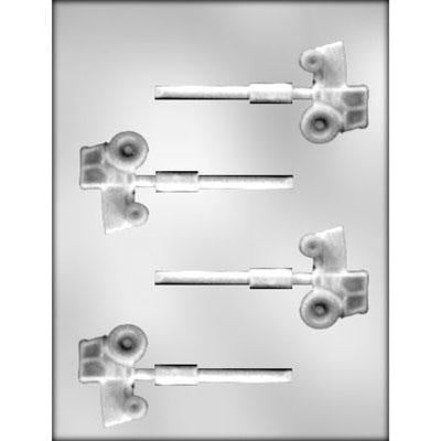 Tractor Lollipop Chocolate Mold (4 Cavities)