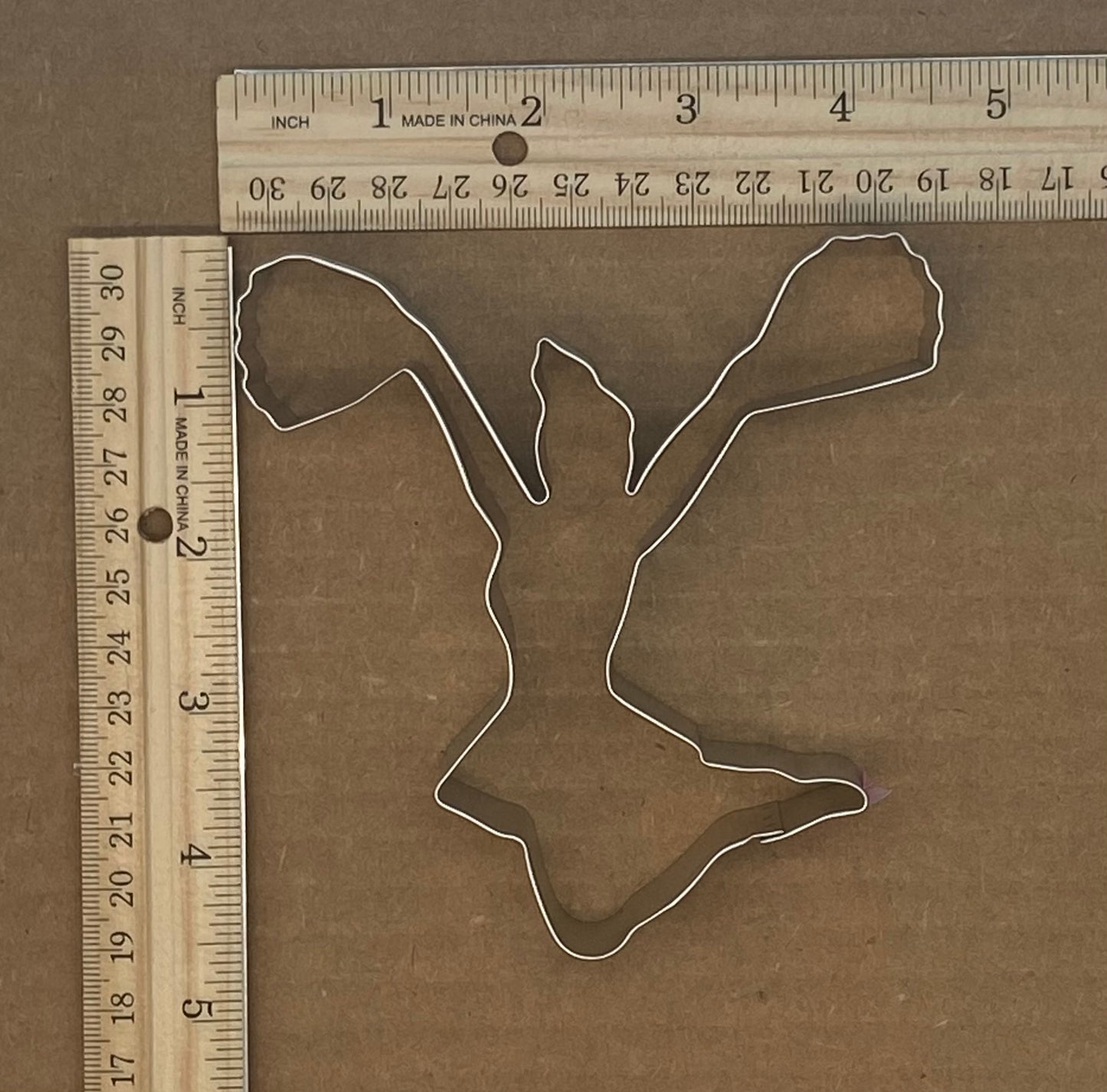 5 Inch Cheerleader Cookie Cutter