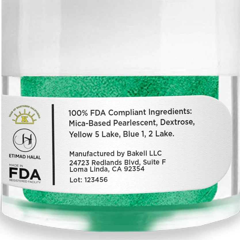 Bakell Classic Green Luster Dust