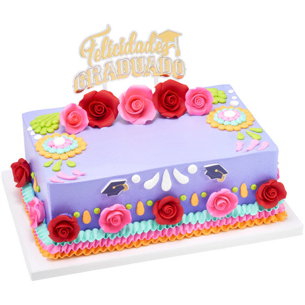 Felicidades Graduado Cake Layon