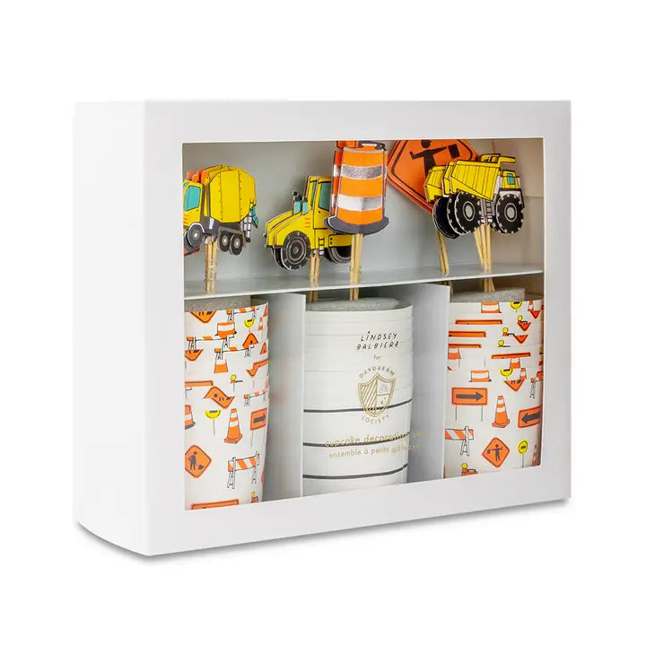 Construction Theme Cupcake Decorating Set