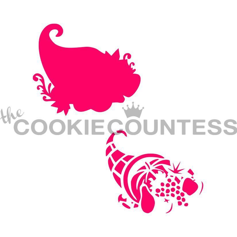 Cornucopia with Layers Stencil