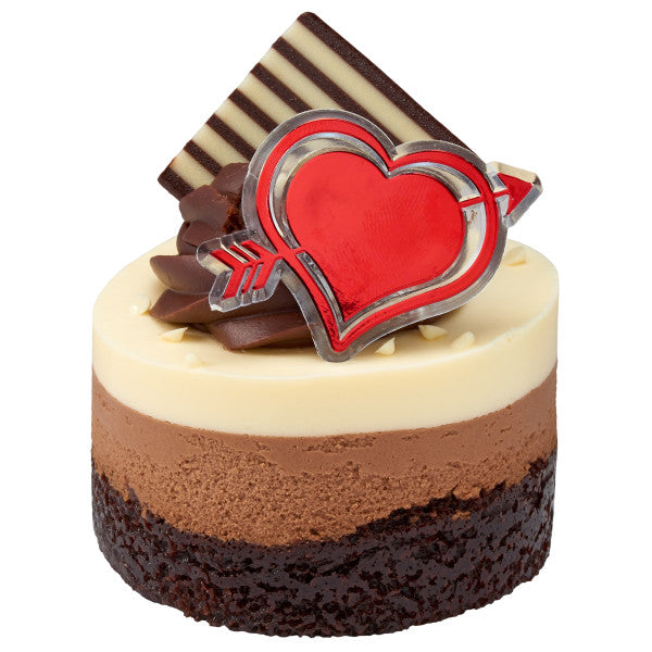 Cupid and Hearts Cupcake Rings, 12 Cupcake Rings