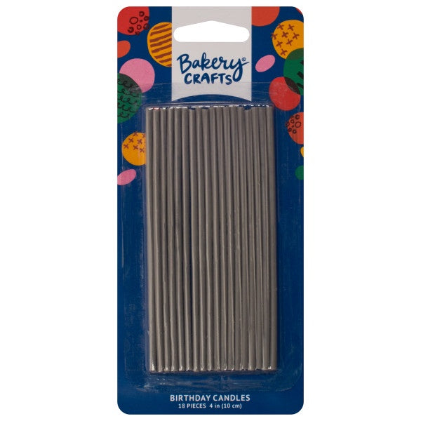 Sparkler Birthday Candles, Gray