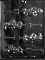 Soccer Player (Girl & Boy) Lollipop Chocolate Mold