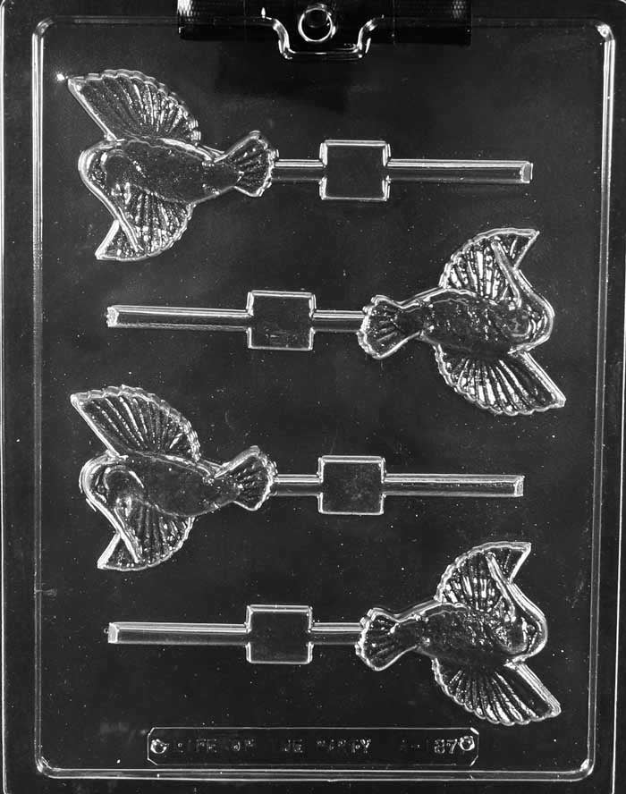 Hummingbird Lollipop Chocolate Mold