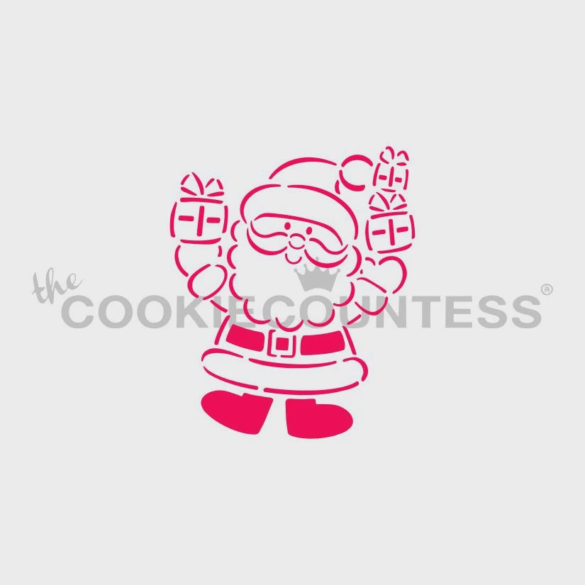 Santa Gift Delivery Paint Your Own Stencil