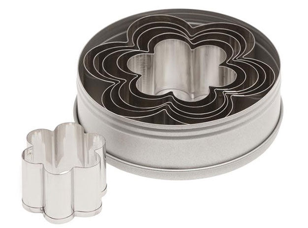 Ateco 6 Piece Plain Daisy Cutter Set