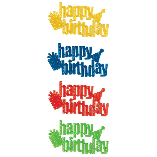 Happy Birthday Script Assortment Layon