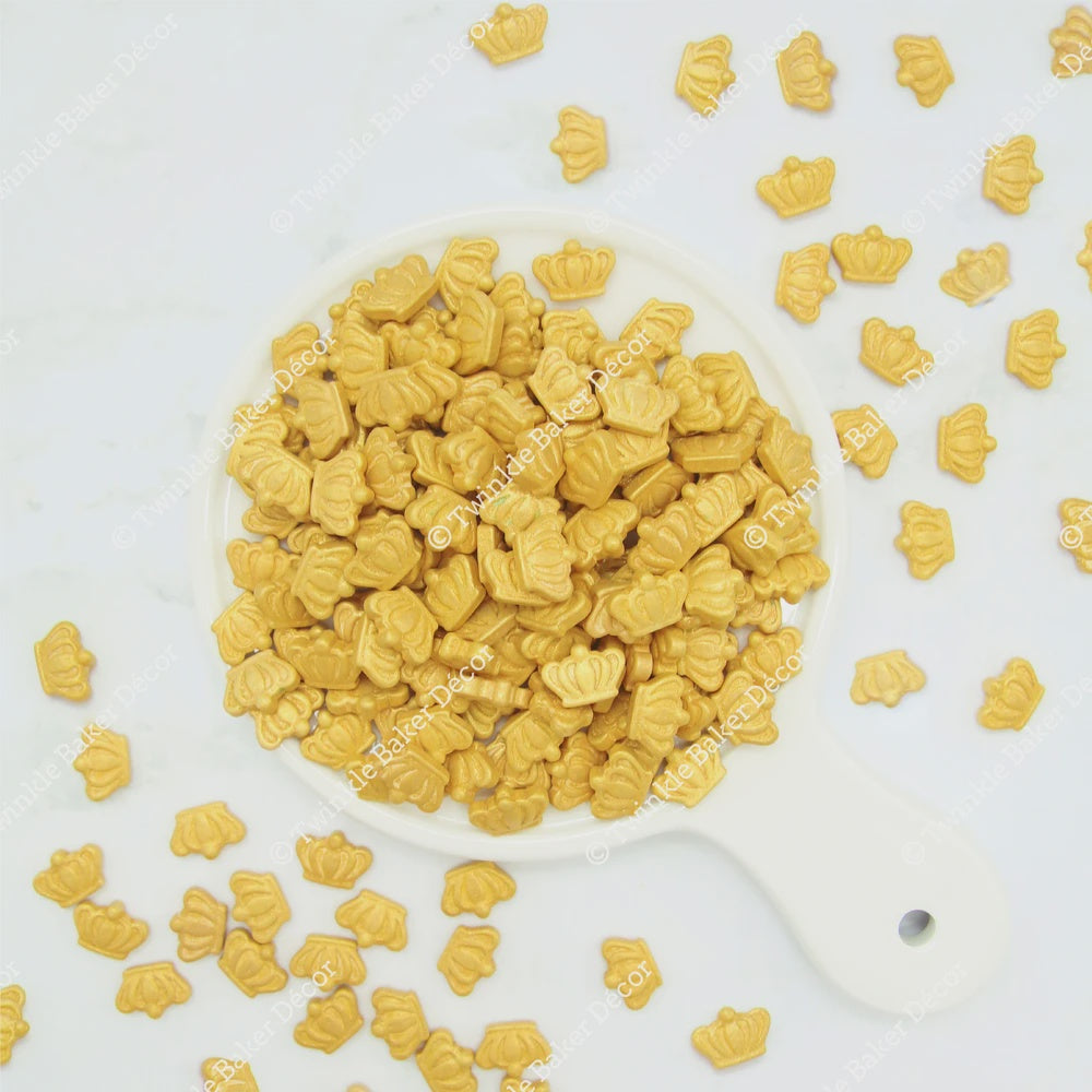 Gold Crown Candy Sprinkles