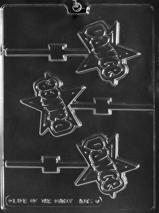 Dance Lollipop Chocolate Mold