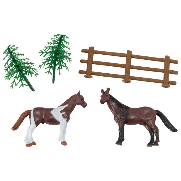 Horses Cake Topper Set