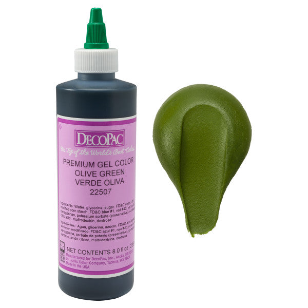 Olive Green Decopac Gel Color