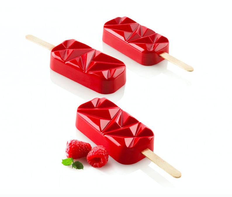 Cakesicle Mold - Diamond Pattern - 4 Cavity